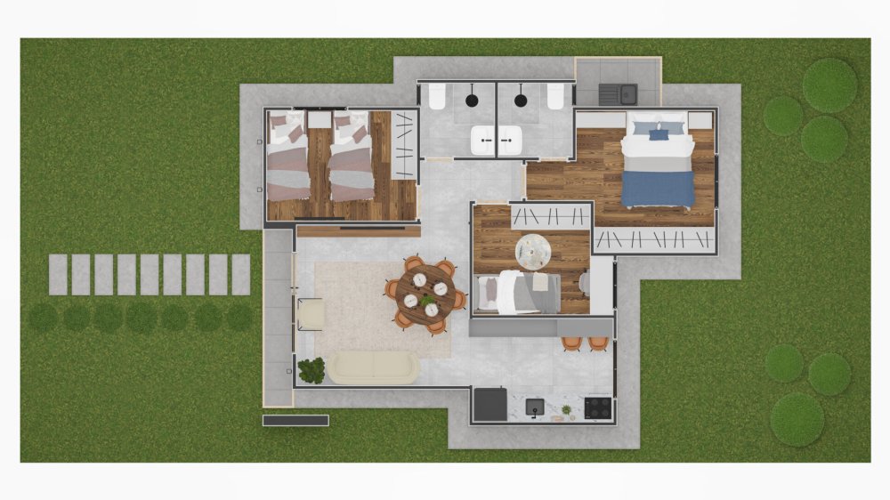 Planta padr�o sem garagem coberta